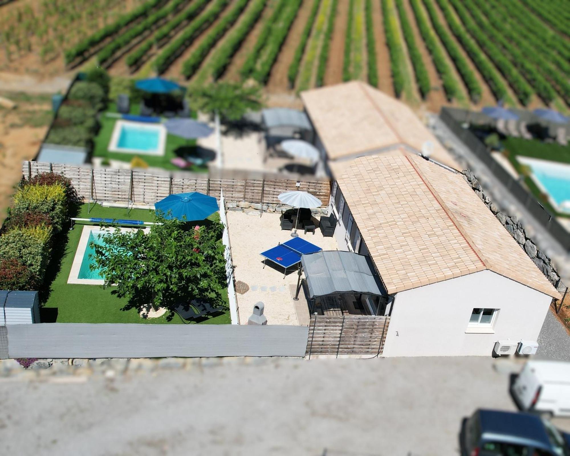 En Ardeche, Gite L'Odyssee Climatise Avec Sa Piscine Privee Et Chauffee Joyeuse Eksteriør bilde