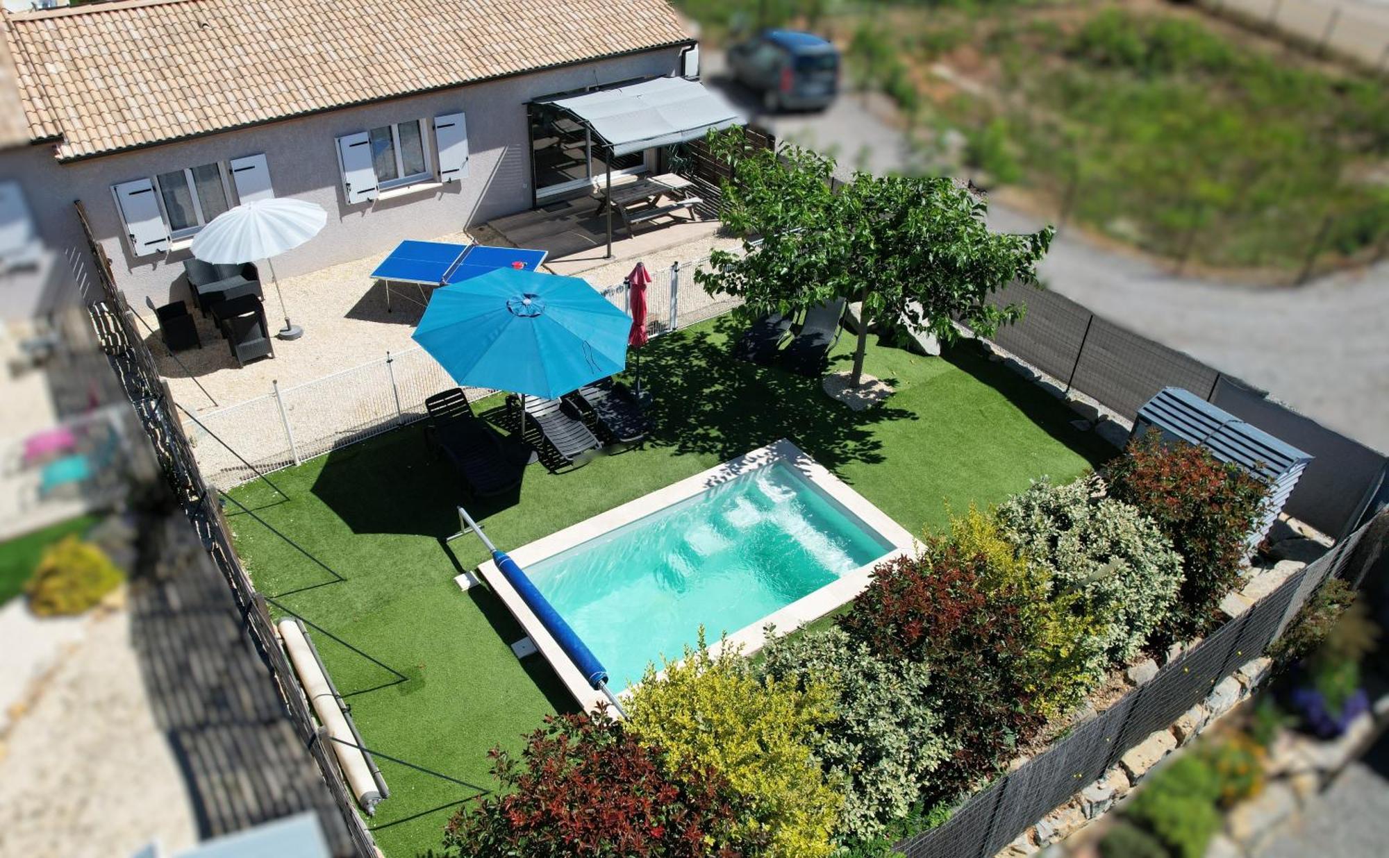En Ardeche, Gite L'Odyssee Climatise Avec Sa Piscine Privee Et Chauffee Joyeuse Eksteriør bilde